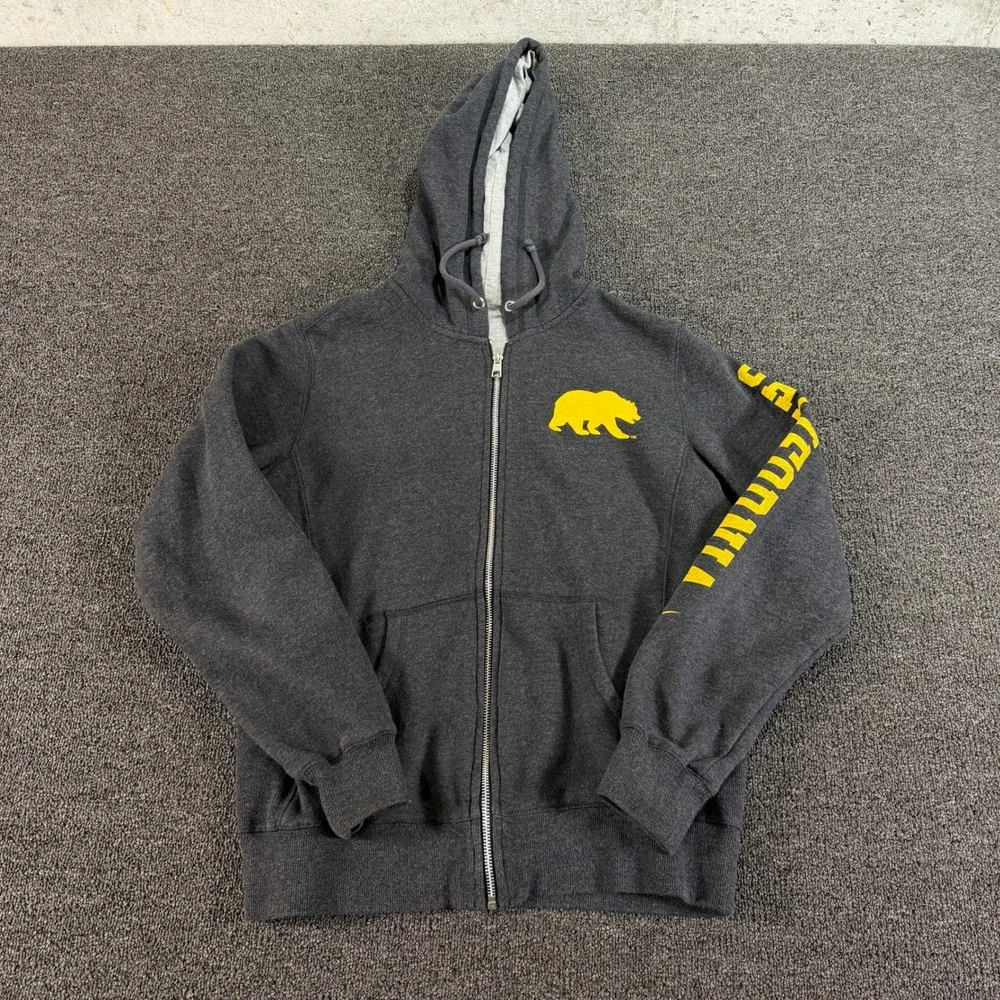 Cal Nike Hoodie Women Large Charcoal NCAA Football Golden Bears EUC
